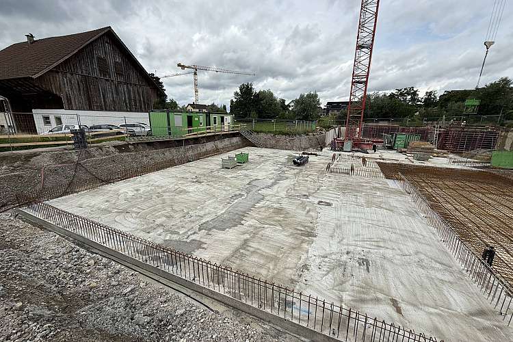 Eichmatt Neubau Bodenplatte